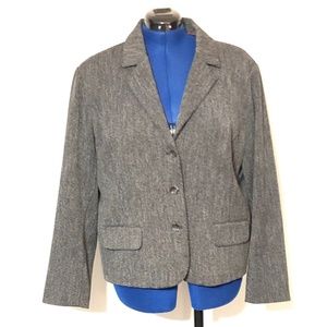 Gray blazer jacket